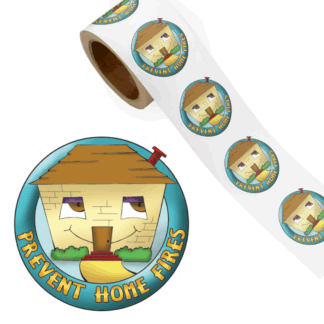 Prevent Home Fires Stickers