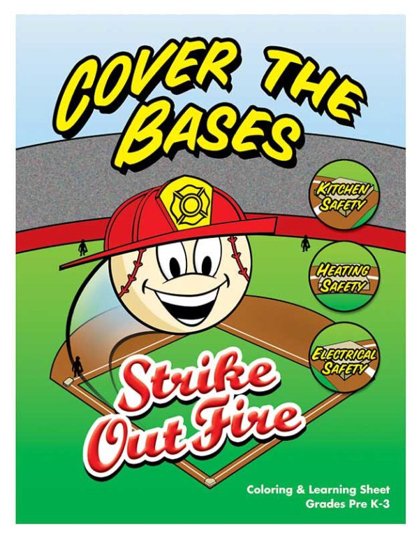 Fire Safety Rules Activity Sheet "Cover the Bases" Fire Safety For Life