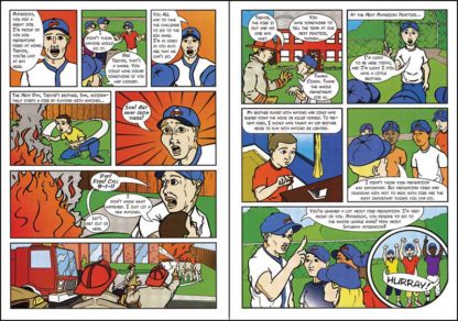 "Cover the Bases: Strike Out Fire!" Comic Book