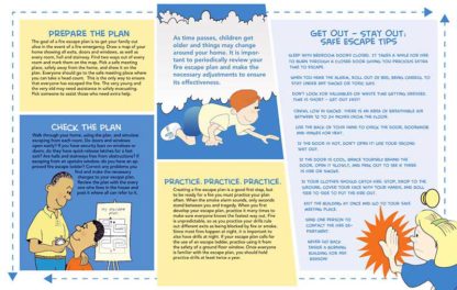 "Home Fire Drills: Practice Your Escape Plan" Pamphlet