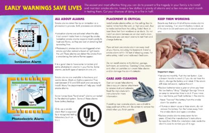 "Smoke Alarms: First Defense Against Fire" Pamphlet (2)