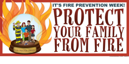 "Protect Your Family From Fire" Banner