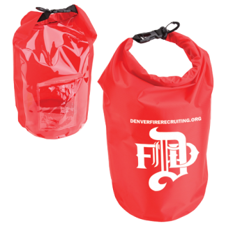 Custom Waterproof Gear Bag With Touch-Thru Pouch