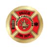 Personalized Gold Maltese Cross Foil Badges