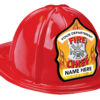Fire Chief Shield Red Hat
