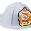 Fire Chief Shield White Hat