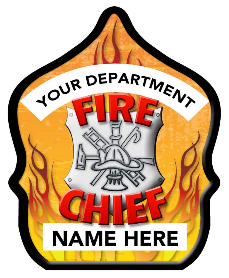 Custom Fire Chief Shield Fire Hats | Fire Safety For Life