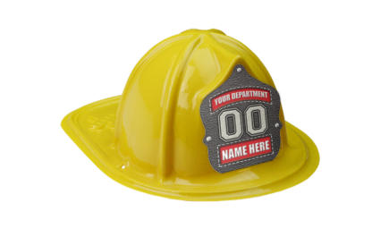 yellow fire district hat for kids