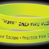 fire prevention glow in the dark wristbands