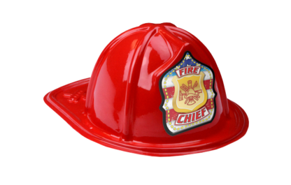 Red Fire Chief Americana Fire Hats for Kids