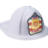 american flag fire chief hat label