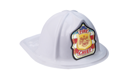 american flag fire chief hat label