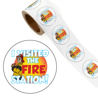 Fire Station Visit Stickers