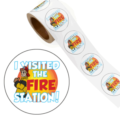 Fire Station Visit Stickers