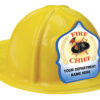 Custom Yellow Fire Chief Hat