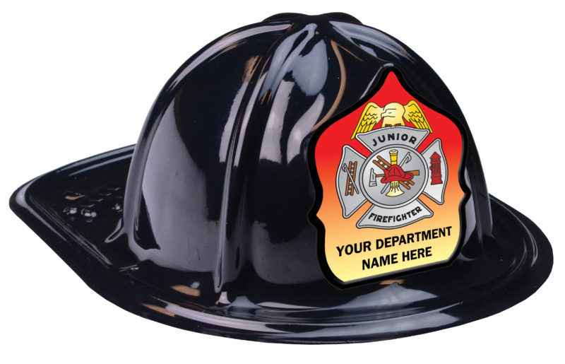 Custom Junior Firefighter Fire Hats Fire Safety For Life