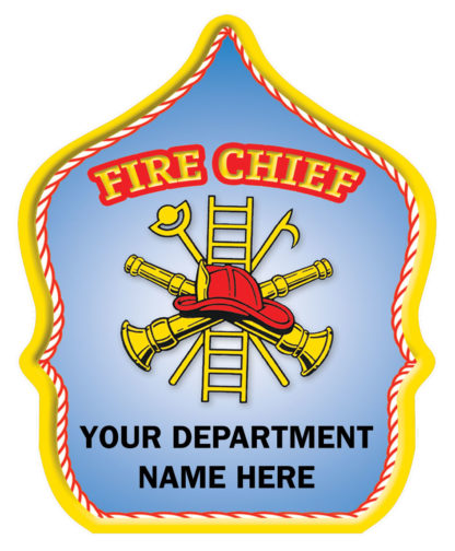 Custom "Fire Chief" Fire Hat