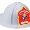 Fire Chief Red White Hat