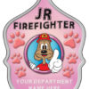 Custom "Jr. Firefighter Pink" Fire Hat