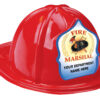 Red Personalized Fire Marshal Hats for Kids