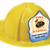 Yellow Fire Marshal Plastic Helmets
