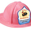Pink Promotional Fire Marshal Hats