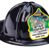 Personalized black fire safety firefighter hats
