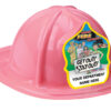 Pink Fire Hat with Custom Get Out Stay Out Shield