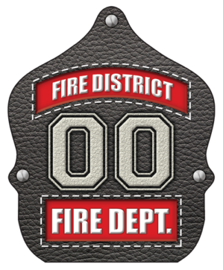 Fire Helmet for Kids – Jr Firefighter Leather Shield Hat