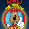 Red the Fire Dog Dog Hanger Front