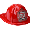 Jr Firefighter Red Leather Fire Hat