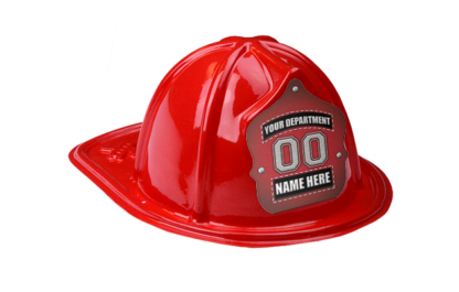 Custom Jr Firefighter Red Leather Style