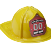 Yellow kids firefighter fire hats