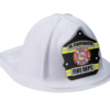 white firefighter uniform plastic hats