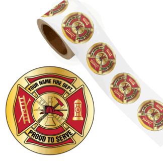 Custom Maltese Cross Foil Badge