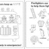 "A Visit to the Fire Station" Activity Book Spread