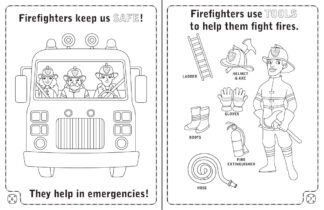A Visit to the Fire Station Activity Book – Learn Fire Safety Fun!