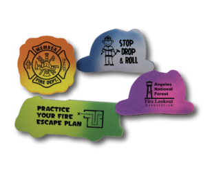 Fire Pencil Top Erasers