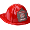 Custom red fire helmets