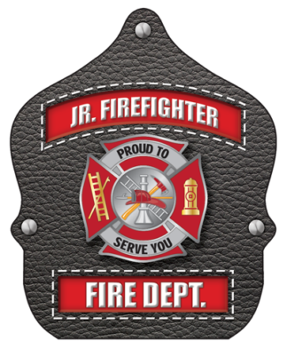 Plastic Fire Hats with Maltese Cross