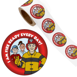 Fire Safety Stickers for Kids