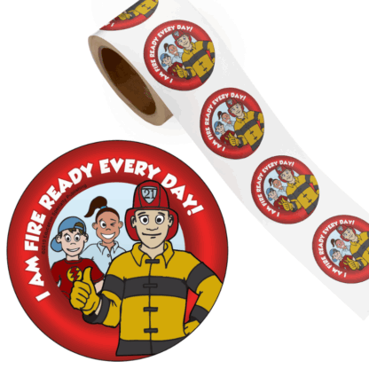Fire Safety Stickers for Kids