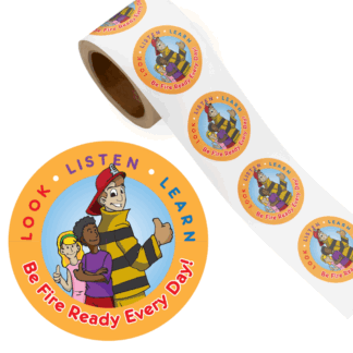Fire Prevention Stickers for Kids