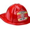red and yellow fire hats