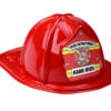 red plastic fire hats