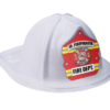 White Jr Firefighter Fire Helmets