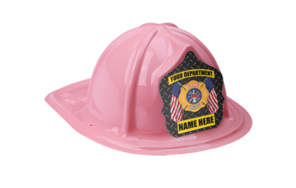 Custom Pink Firefighter Tools Fire Hat