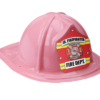 Pink Junior Firefighter Stripes Hat