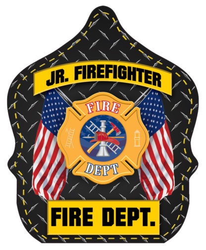 Stock "Jr. Firefighter - Fire Department" Fire Hat