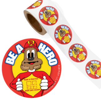 Be a Hero with Red’s Fire Escape Plan Stickers for Kids